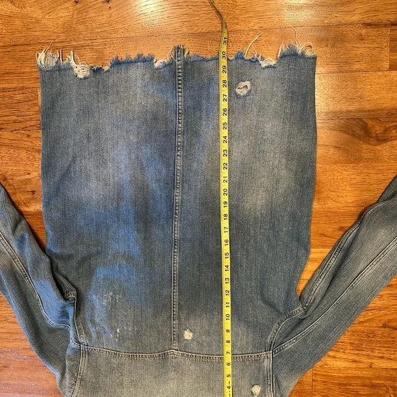 Free People Blue Jean Jacket - Picture 6 of 7